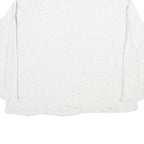 NEWPORT Womens White Bear Embroidered Plain Cotton Pullover Jumper S Casual