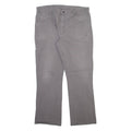DICKIES Mens Trousers Grey Regular Straight W40 L32