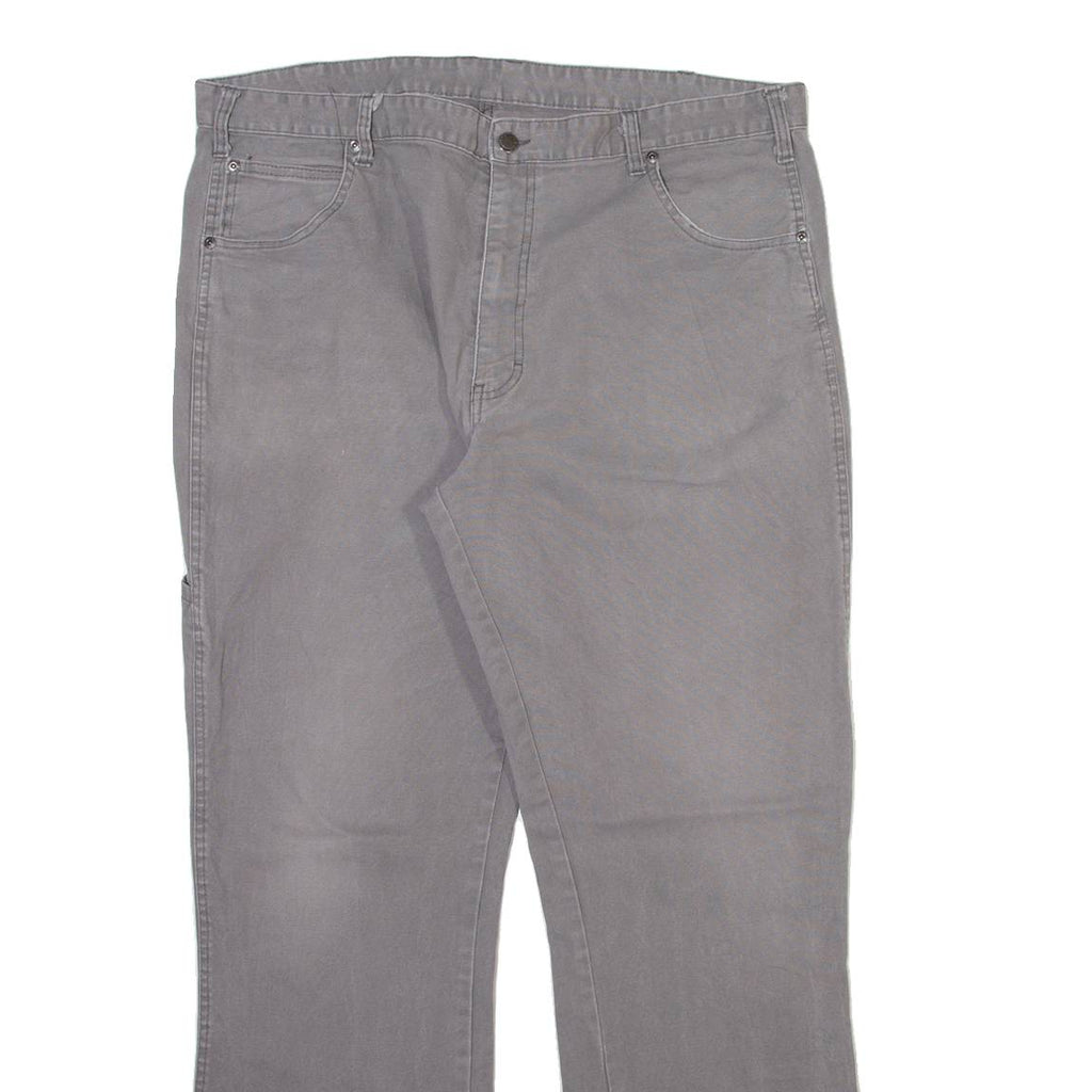 DICKIES Mens Trousers Grey Regular Straight W40 L32
