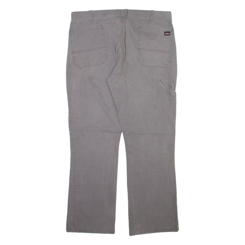 DICKIES Mens Trousers Grey Regular Straight W40 L32