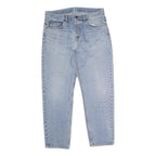 CARHARTT WIP Mens Jeans Blue Regular Straight Denim Light W36 L29 Casual Wear