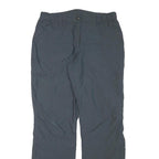 TREVOLUTION Womens Regular Fit Grey Polyester Blend Zip Trousers W31 L31 Outdoor
