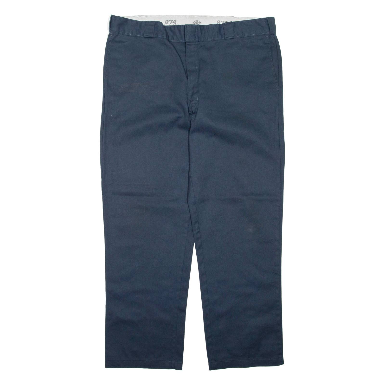 DICKIES Mens Trousers Blue Regular Straight W40 L30