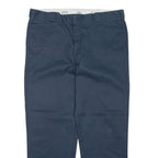 DICKIES Mens Trousers Blue Regular Straight W40 L30