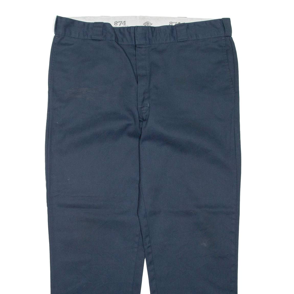 DICKIES Mens Trousers Blue Regular Straight W40 L30