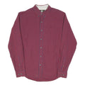 TIMBERLAND Mens Red & Blue Check Shirt M Cotton Blend Button Down Collar Casual