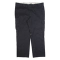 DICKIES Cargo Workwear Mens Trousers Black Regular Straight W42 L30