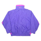 COLUMBIA Womens Purple & Pink Outdoor Jacket L Nylon Casual Button Closure