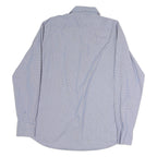 BOSS HUGO BOSS Mens Blue Check Shirt M Business Casual Cotton Long Sleeve