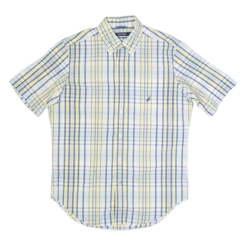 NAUTICA Mens Shirt Blue Check M