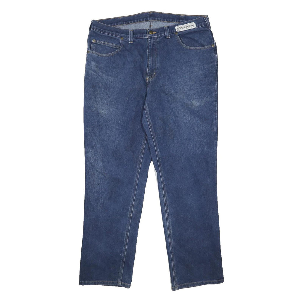 CARHARTT Mens Jeans Blue Regular Straight Denim Medium W38 L32 Workwear