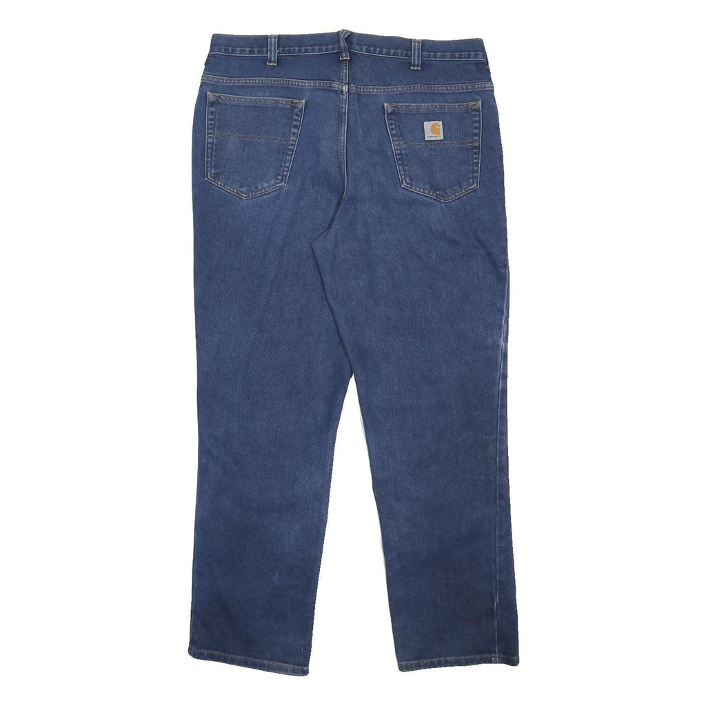 CARHARTT Mens Jeans Blue Regular Straight Denim Medium W38 L32 Workwear