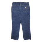 CARHARTT Mens Jeans Blue Regular Straight Denim Medium W38 L32 Workwear