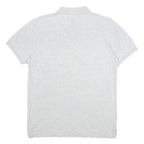 KANGOL Mens Grey Short Sleeve Plain Polo Shirt M British Fit Cotton Casual