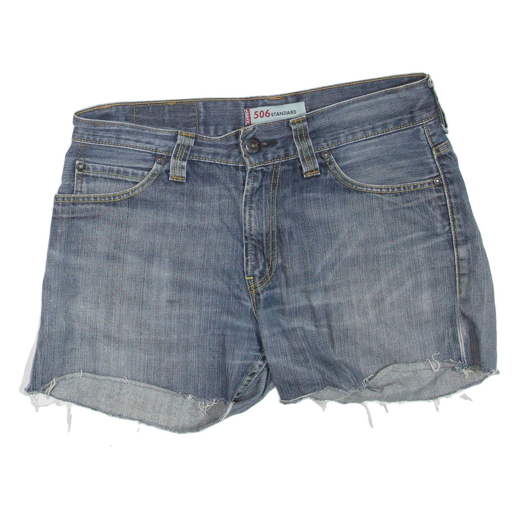 LEVI'S 506 Womens Denim Shorts Blue M W33