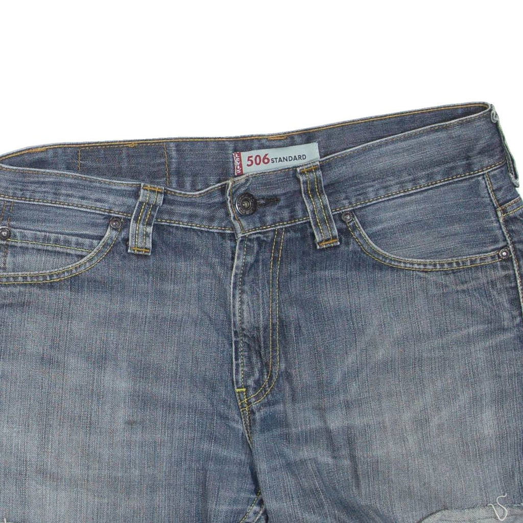 LEVI'S 506 Womens Denim Shorts Blue M W33