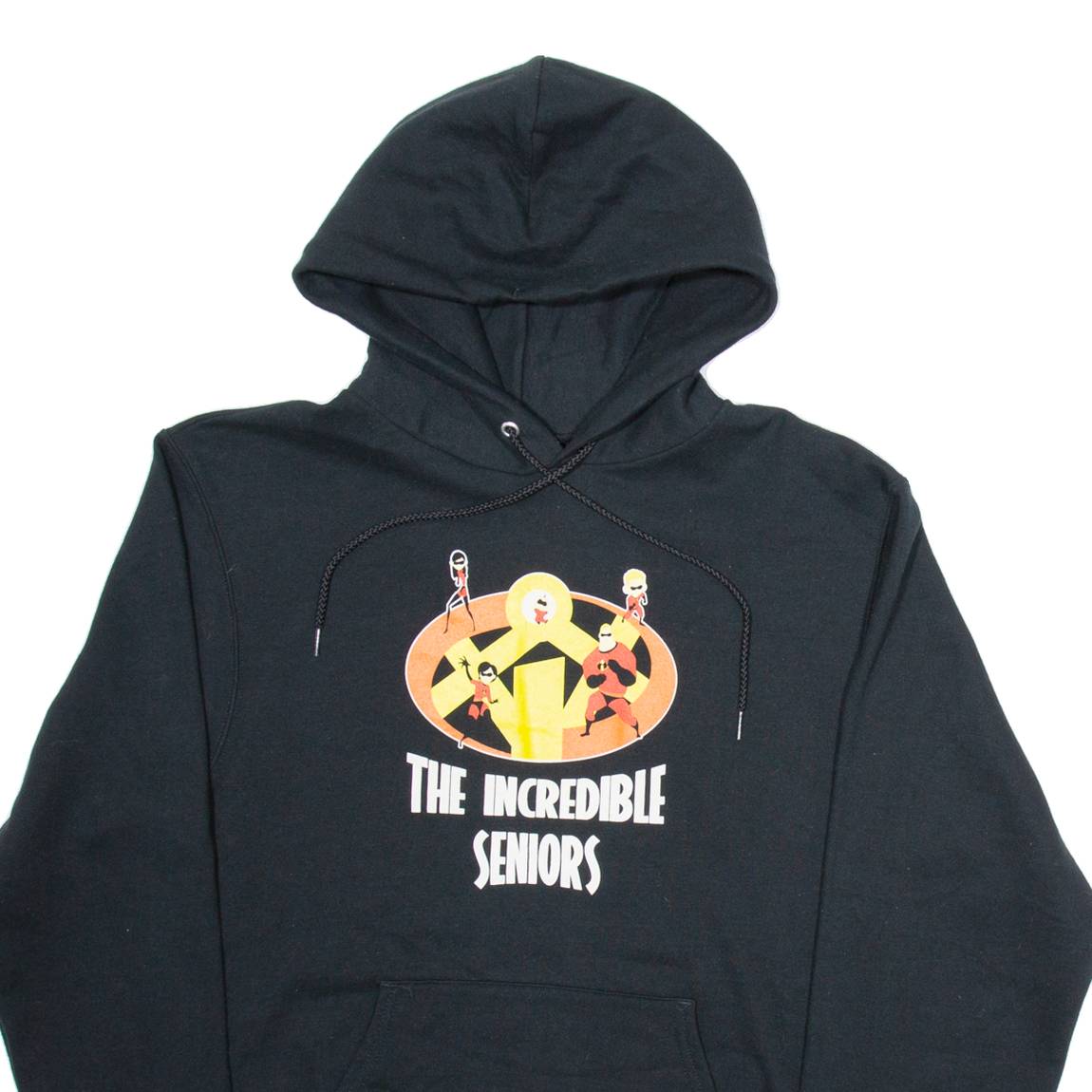 CHAMPION The Incredible Seniors Mens Black Hoodie S
