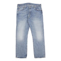 LEVI'S 501 Mens Jeans Blue Regular Straight Denim Light W36 L30 Classic Button