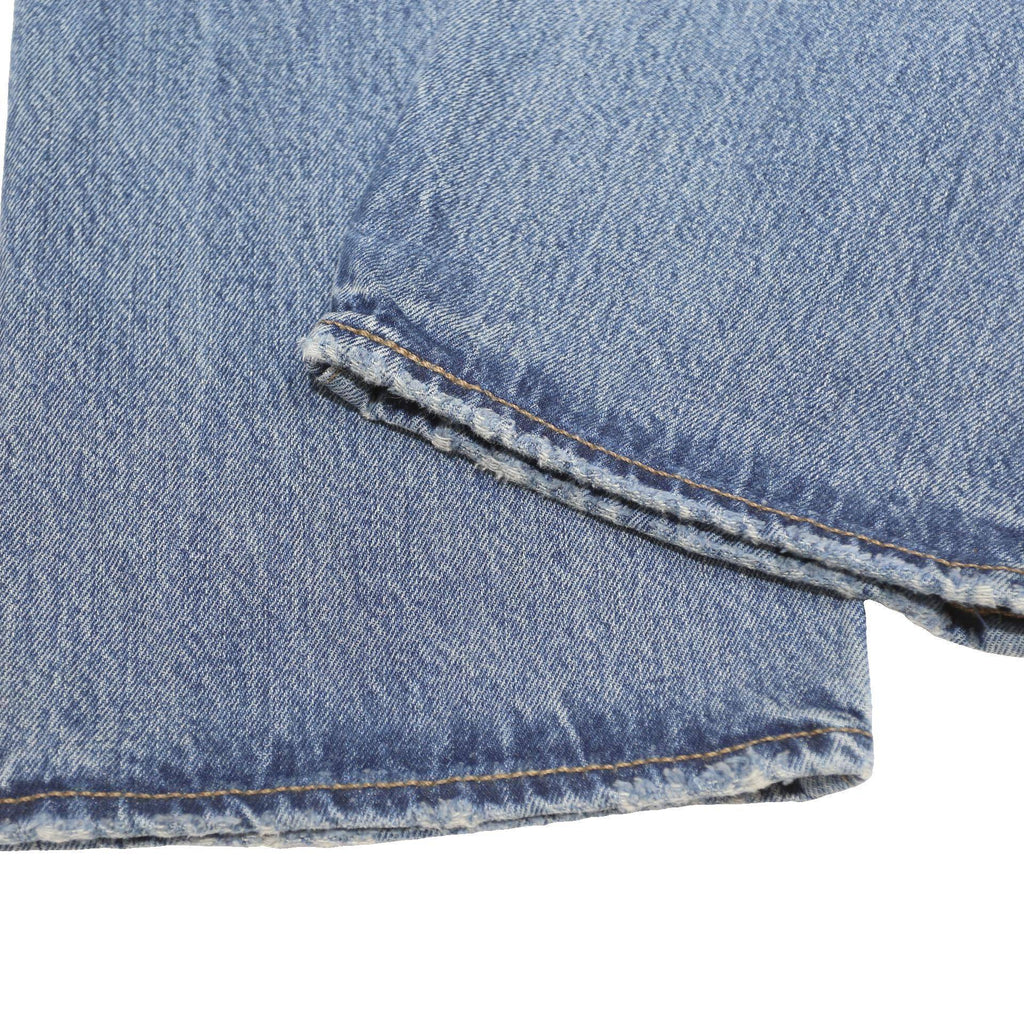 LEVI'S 501 Mens Jeans Blue Regular Straight Denim Light W36 L30 Classic Button
