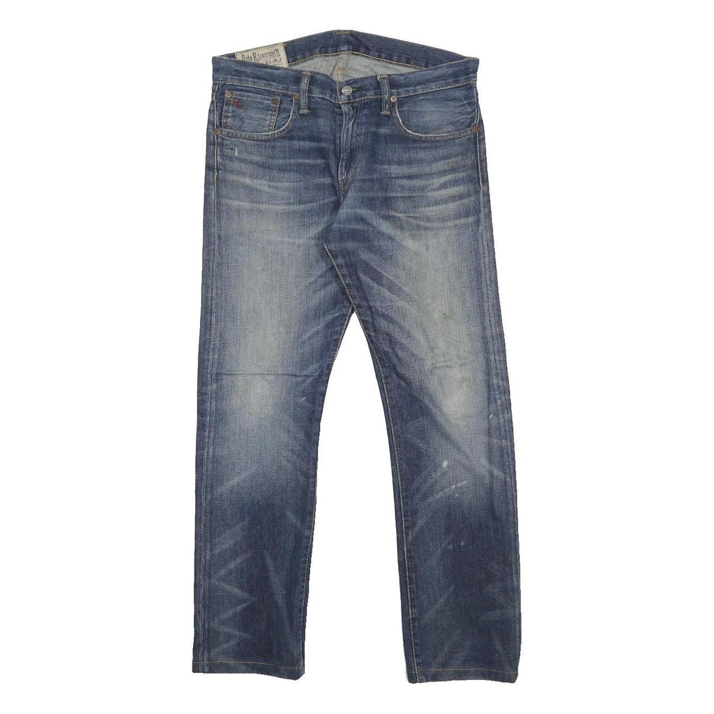 POLO RALPH LAUREN Mens Jeans Blue Regular Straight Denim Medium W30 L28 Classic