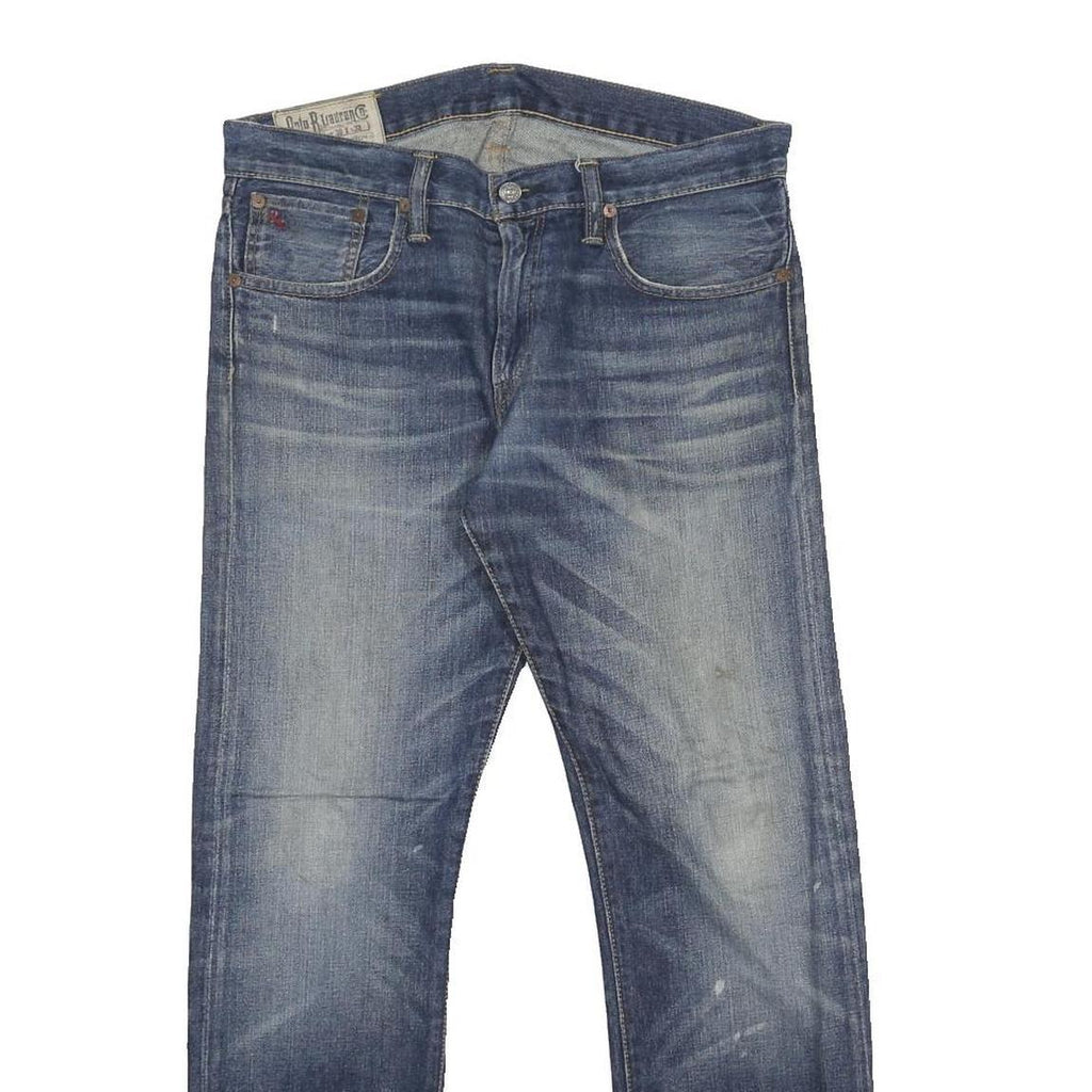 POLO RALPH LAUREN Mens Jeans Blue Regular Straight Denim Medium W30 L28 Classic