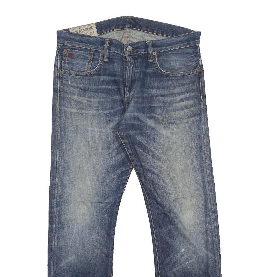 POLO RALPH LAUREN Mens Jeans Blue Regular Straight Denim Medium W30 L28 Classic