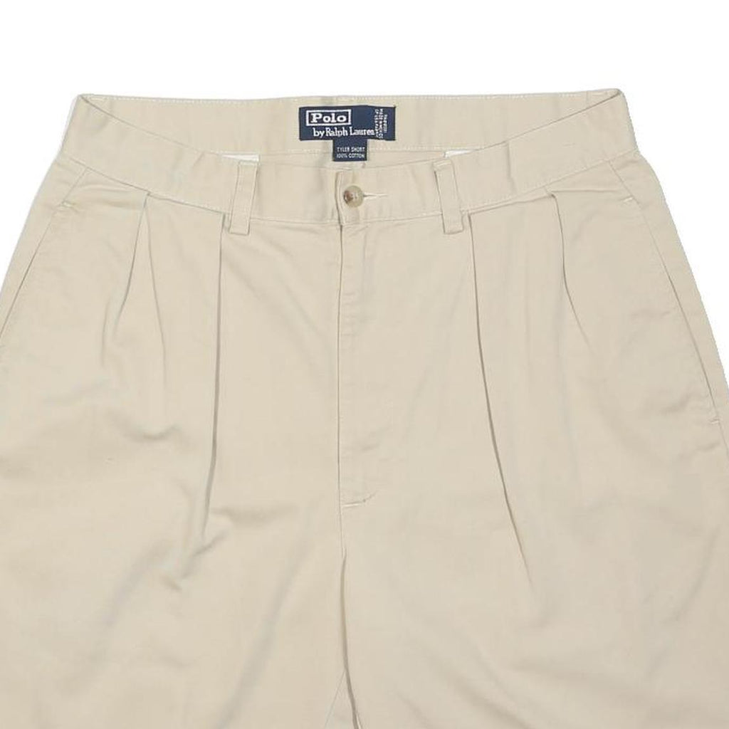 POLO RALPH LAUREN Mens Shorts Beige Casual Plain M W39 Relaxed Fit