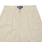 POLO RALPH LAUREN Mens Shorts Beige Casual Plain M W39 Relaxed Fit