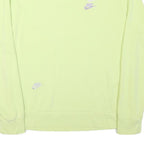 ADIDAS Mens Yellow Cotton Blend Crew Neck M Sweatshirt Casual Pullover