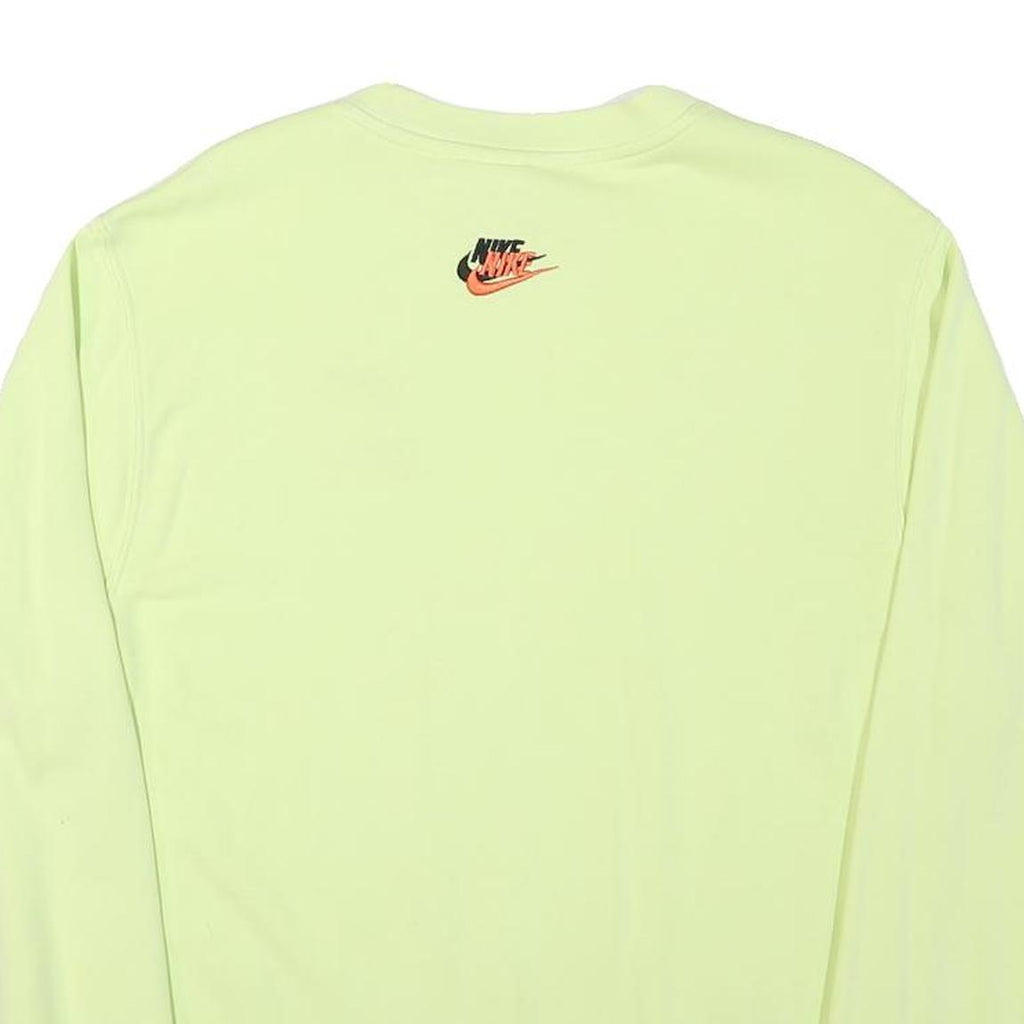 ADIDAS Mens Yellow Cotton Blend Crew Neck M Sweatshirt Casual Pullover