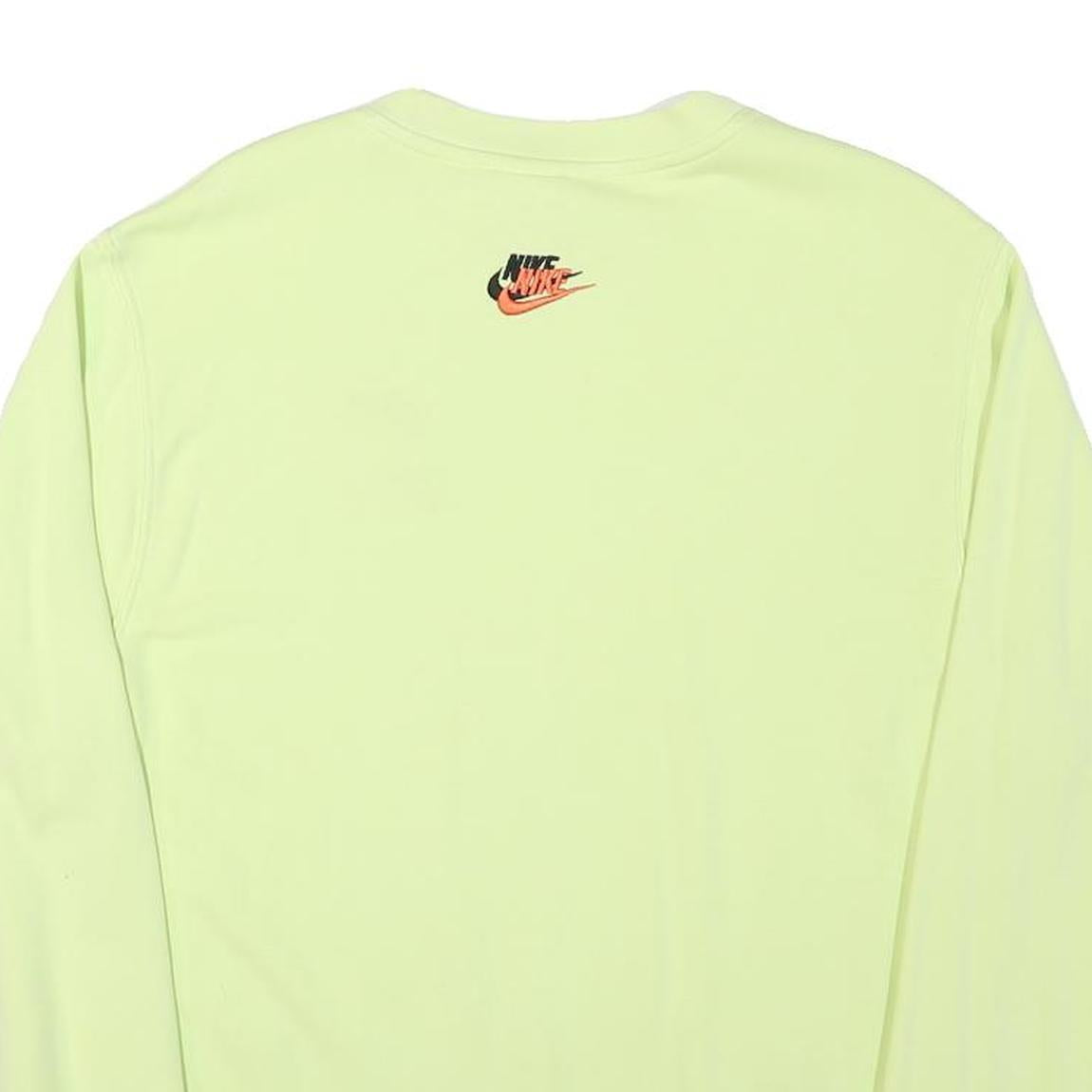 ADIDAS Mens Yellow Cotton Blend Crew Neck M Sweatshirt Casual Pullover