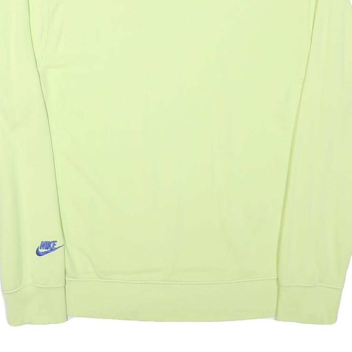 ADIDAS Mens Yellow Cotton Blend Crew Neck M Sweatshirt Casual Pullover
