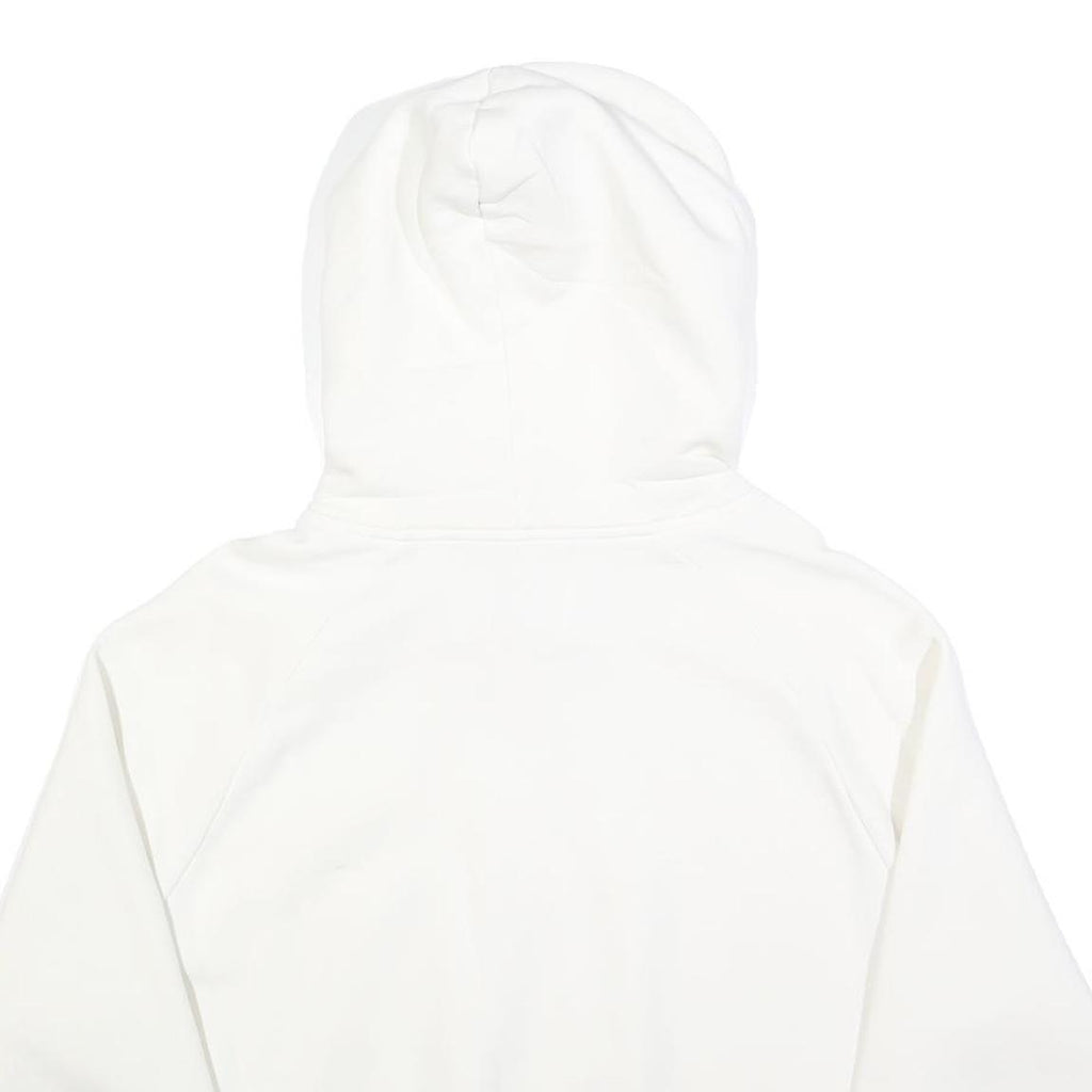 CHAMPION Womens White Hoodie M Cotton Blend Pullover Casual Sweatshirt