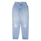 LEE Womens Jeans Blue Regular Mom Stone Wash W24 L30