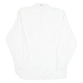 ASHANTI Mens Plain Shirt White Long Sleeve S