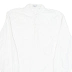 ASHANTI Mens Plain Shirt White Long Sleeve S