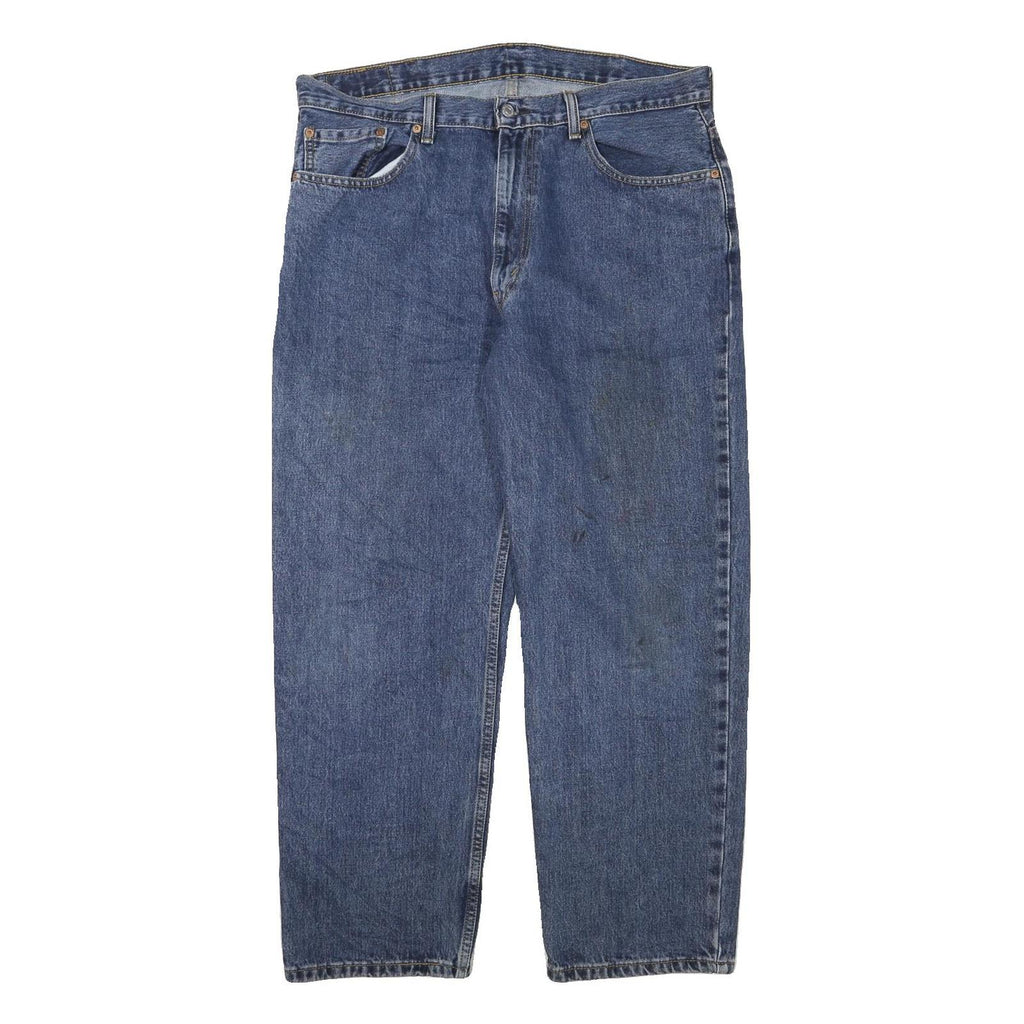 LEVI'S Mens Jeans Blue Relaxed Straight Denim Medium W38 L30 Classic Zip Pockets