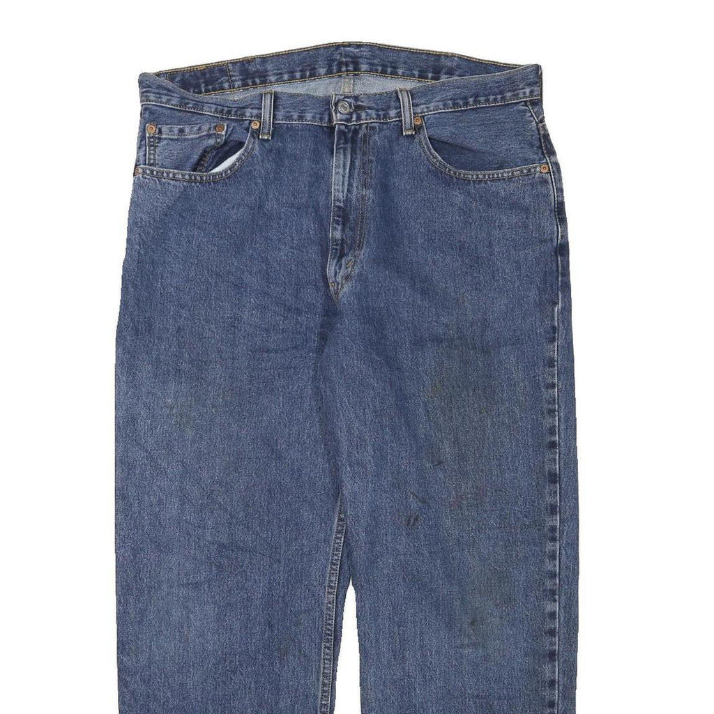 LEVI'S Mens Jeans Blue Relaxed Straight Denim Medium W38 L30 Classic Zip Pockets