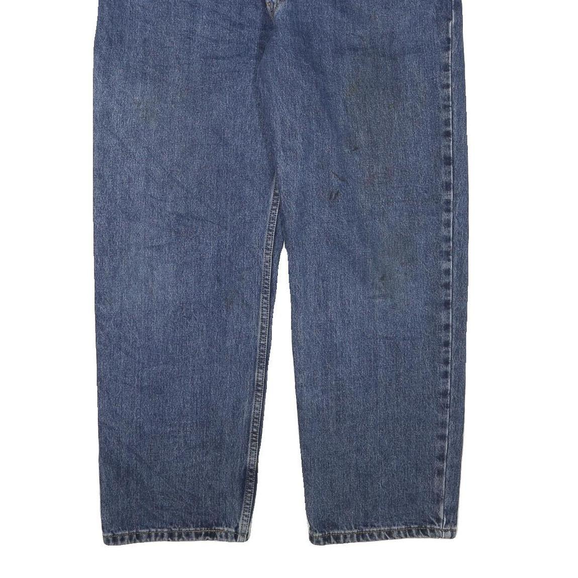 LEVI'S Mens Jeans Blue Relaxed Straight Denim Medium W38 L30 Classic Zip Pockets