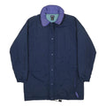 PATAGONIA Womens Navy Blue Purple Jacket M Nylon Zip Casual Outdoor Winter