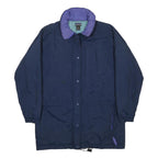 PATAGONIA Womens Navy Blue Purple Jacket M Nylon Zip Casual Outdoor Winter