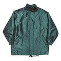 JG HOOK Womens Green Jacket XL Polyester Blend Plain Zip Casual Outerwear