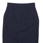 & OTHER STORIES Womens Navy Blue Pencil Knee Length Wool Blend Skirt S Tailored