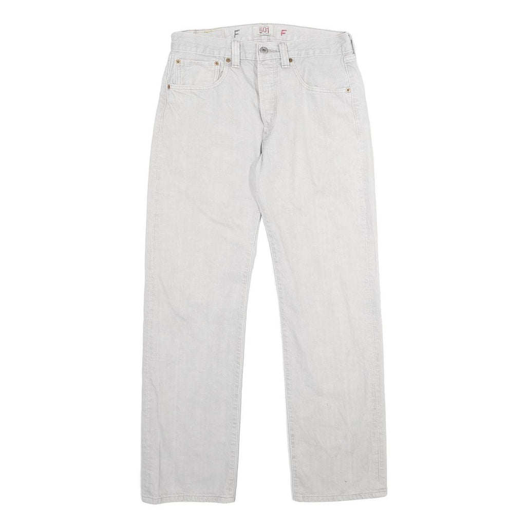 LEVI'S 501 Mens Classic Straight Denim Light W31 L30 Button Cotton Jeans