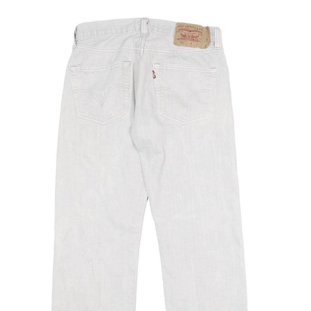 LEVI'S 501 Mens Classic Straight Denim Light W31 L30 Button Cotton Jeans