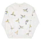 LEVI'S Relaxed Fit. Birds Womens Sweatshirt White S