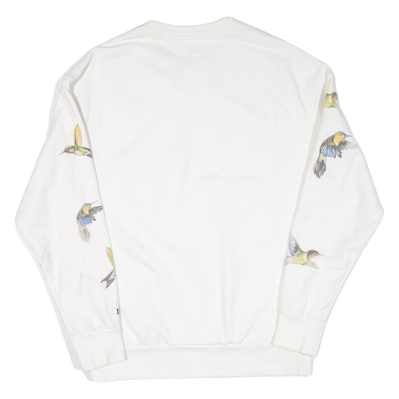 LEVI'S Relaxed Fit. Birds Womens Sweatshirt White S