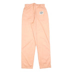HENNES Womens Cotton Blend Peach Relaxed Straight Trousers W26 L32 Casual