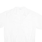 SPORTS Mens Hawaiian Shirt White Floral L