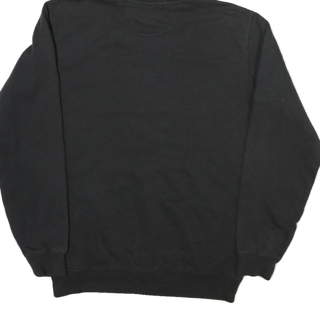 CARHARTT Mens Black Pullover Hoodie S Cotton Blend Workwear Casual